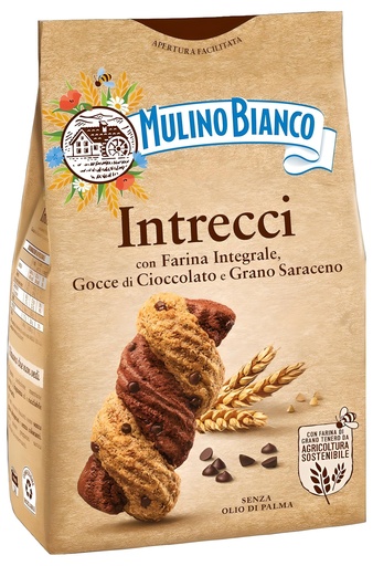 [15230] Mulino Bianco Italian Biscuits - Intrecci X 12 X 300g