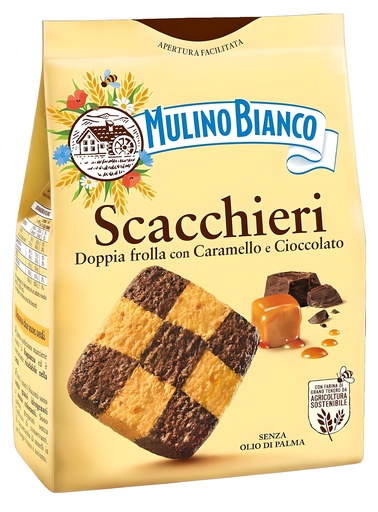 [15232] Mulino Bianco Italian Biscuits - Scacchieri X 12 X 300g