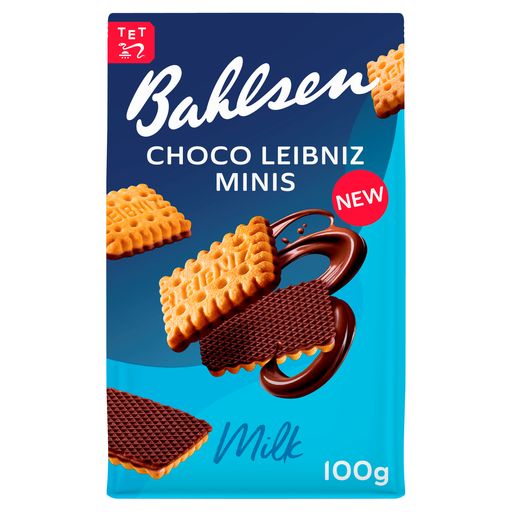 [15233] Bahlsen Mini Choco Leibniz - Milk Chocolate X 12 X 100g
