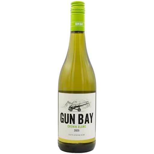 [15247] [10% OFF] Gun Bay White Wine - Chenin Blanc 2025 South African Western Cape 12.90% ABV X 6 X 750ml
