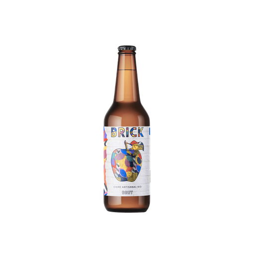 [15275] Brick Artisanal Craft Cider - Organic Brut IGP Normandy 4.5% ABV X 12 X 330ml