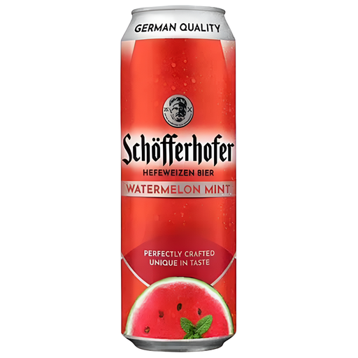 [15304] Schofferhofer Hefeweizen Beer - CAN Watermelon Mint 3% ABV X 24 X 500ml