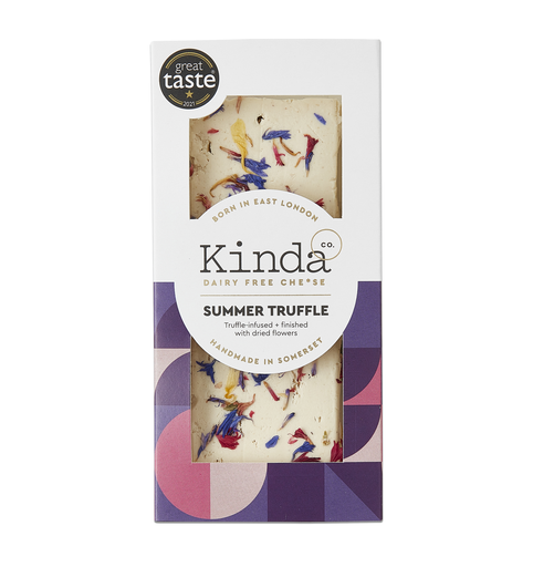 [15325] Kinda Co Dairy Free Cheese - Summer Truffle 120g
