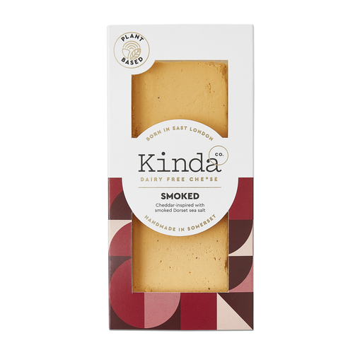 [15326] [10% OFF] Kinda Co Dairy Free Cheese - Smoked 120g