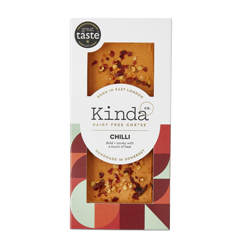 [15328] [PRODUCTION ISSUE] Kinda Co Dairy Free Cheese - Chilli 120g