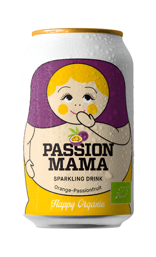 [15331] Drink Mamas Organic Soft Drink - Sparkling Passion X 12 X 330ml
