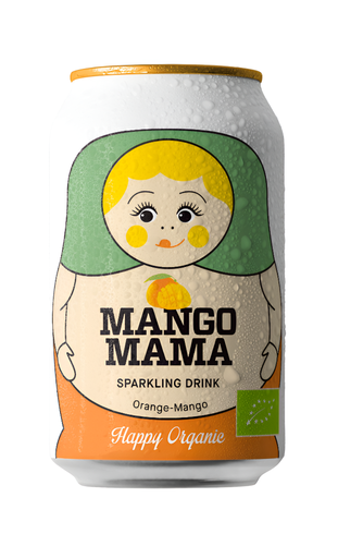 [15336] Drink Mamas Organic Soft Drink - Sparkling Mango X 12 X 330ml