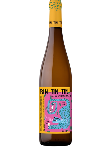 [15246] Rin Tin Tin White Wine - Arinto Loureiro Trajadura Vinho Verde DOC 2024 11.5% ABV PORTUGAL X 6 X 750ml