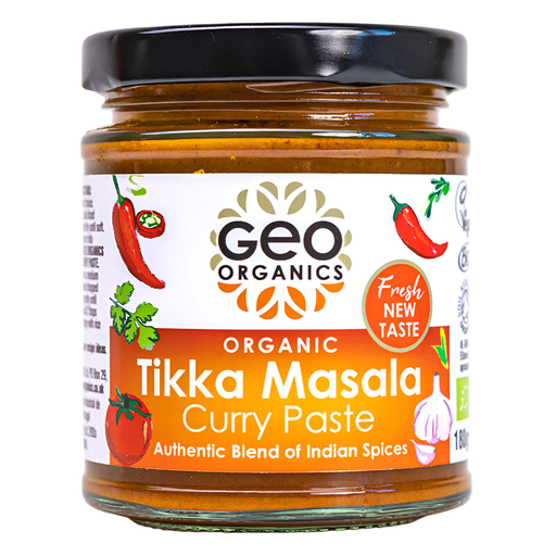 [15356] [15% OFF] Geo Organics Vegan Curry Paste - Tikka Masala X 6 X 180g