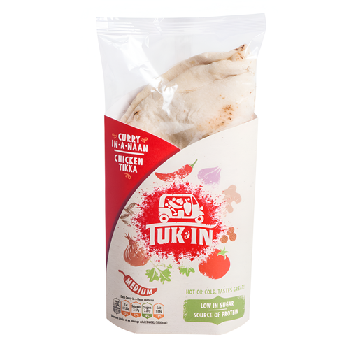 [15352] Tuk In Ready Curry Naan - Chicken Tikka 180g