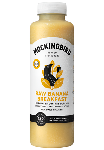 [15368] Mockingbird Raw Press Smoothie - MEDIUM Raw Banana Breakfast 500ml