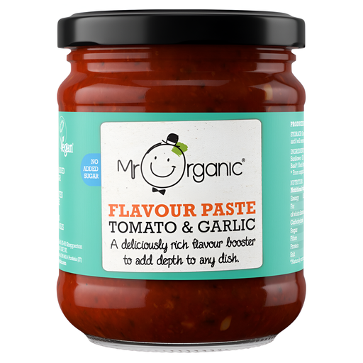 [15370] Mr Organic Tomato Puree - With Garlic X 6 X 200g