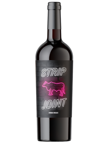 [15379] Strip Joint Red Wine - Malbec IGP Castilla 2023 14.5% ABV X 6 X 750ml SPAIN