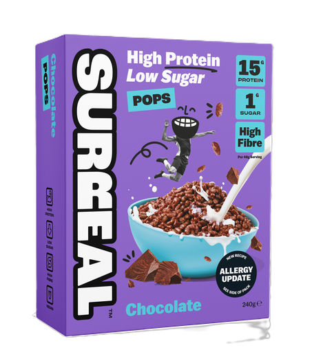 [15421] [15% OFF] Surreal High Protein Cereal - Chocolate Pops X 6 X 240g