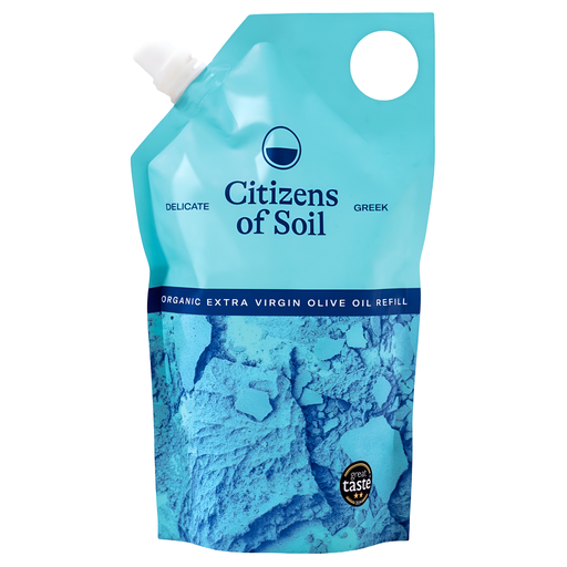 [15427] Citizens of Soil Organic Olive Oil - POUCH Greek Extra Virgin 500ml