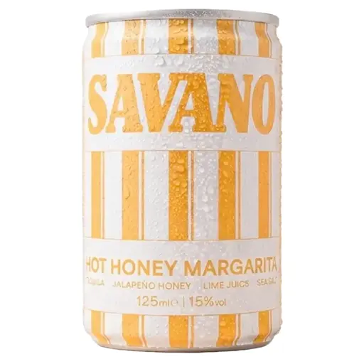 [15444] [10% OFF] Tom Savano Cocktails - CAN Hot Honey Margarita 15% ABV X 12 X 125ml