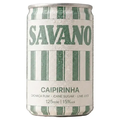 [15446] [10% OFF] Savano Cocktails - CAN Caipirinha 15% ABV X 12 X 125ml