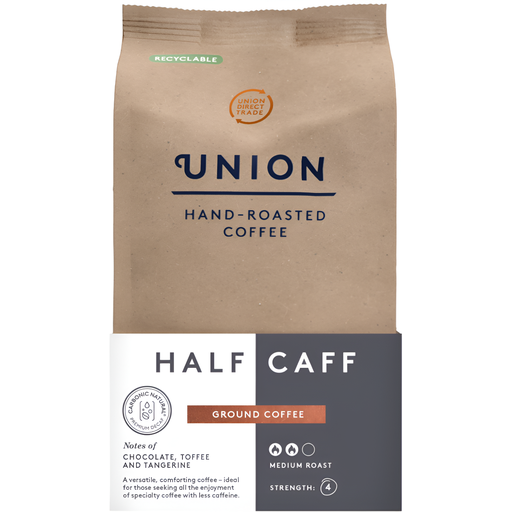 [15425] [20% OFF] Union Coffee - GROUND Half Caff Blend X 6 X 200g