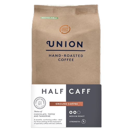 [15425] Union Coffee - GROUND Half Caff Blend X 6 X 200g