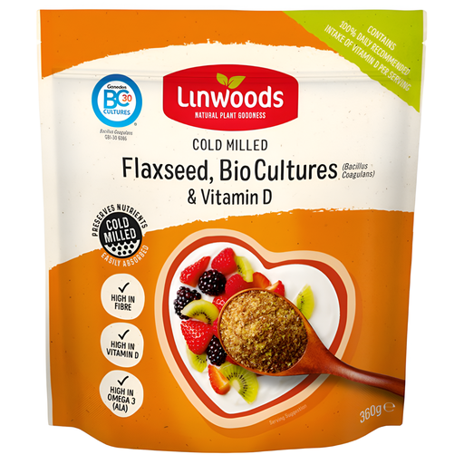 [15455] [10% OFF] Linwoods Seed and Nut Mix - LARGE Cold Milled Flaxseed, Bio Cultures & Vitamin D 360g