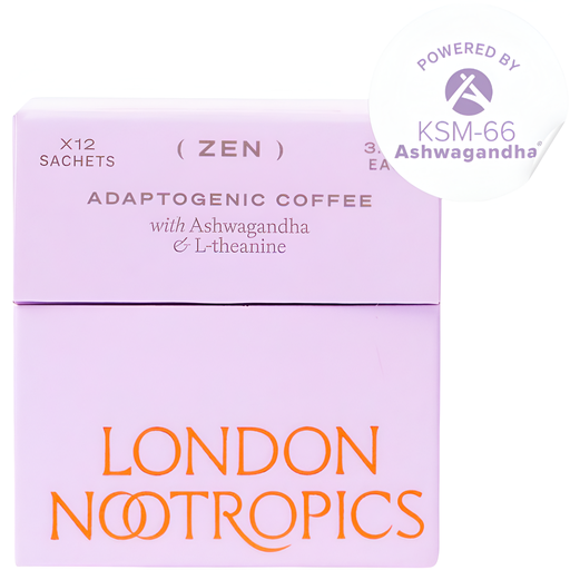 [15465] [15% OFF] London Nootropics Adaptogenic Instant Coffee - Zen (12x3.3g)