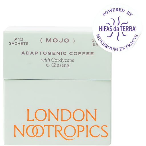 [15466] [15% OFF] London Nootropics Adaptogenic Instant Coffee - Mojo (12x3.3g)