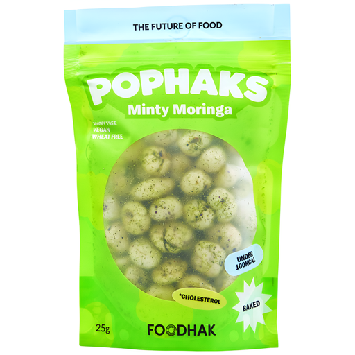 [15489] [10% OFF] Foodhak Flavoured Foxnut - Minty Moringa X 24 X 25g