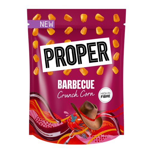[15501] Proper Crunchy Corn Snack - Barbecue X 8 X 125g