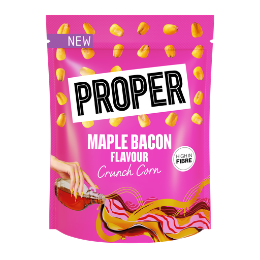[15503] Proper Crunchy Corn Snack - Maple Bacon X 8 X 125g