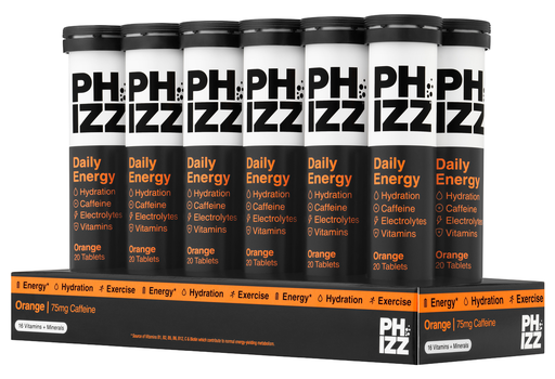 [15495] [20% OFF] Phizz Vitamin Tablet - Daily Energy Orange X 12 X (20 x 4.2g)