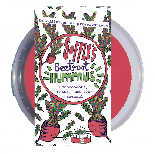 [15522] Soffles Hummus - All Natural Beetroot 170g