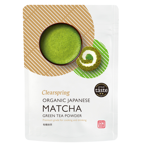 [15551] Clearspring Organic Matcha Powder - Japanese Green Tea (Premium Grade) TEA0402.100A X 6 X 100g