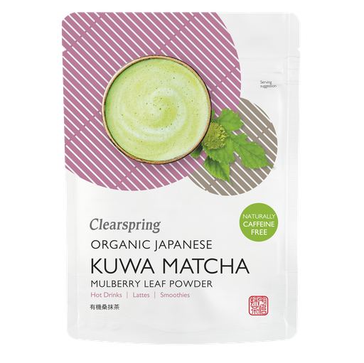 [15552] Clearspring Organic Matcha Powder - Japanese Kuwa Mulberry Leaf TEA1001.040A X 10 X 40g