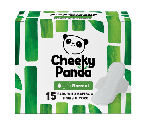 [15537] Cheeky Panda Bamboo Sanitary Pads - Normal 15pc