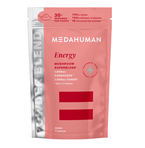 [15546] Medahuman Superblend Mushroom Powder - Energy 1000mg 150g