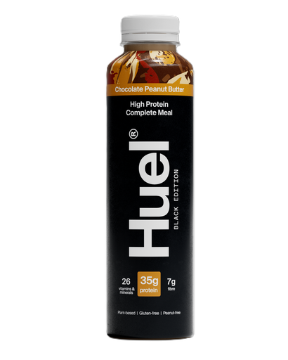 [15521] Huel Vegan RTD Drinks - BLACK EDITION Chocolate Peanut Butter X 8 X 500ml