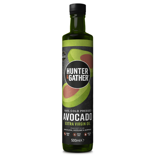 [15657] Hunter and Gather Cold Pressed Avocado Oil - LARGE Extra Virgin X 6 X 500ml