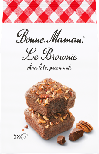 [15590] [25% OFF] Bonne Maman Brownie - Chocolate and Pecan X 8 X 175g