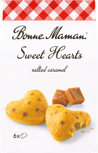 [15591] Bonne Maman Cake - Heart Salted Caramel X 8 X 180g