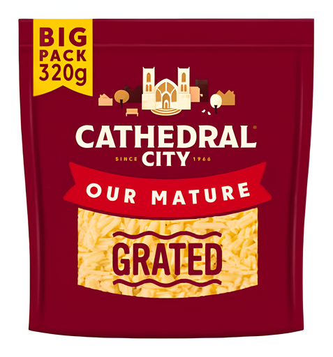 [15664] Cathedral City Grated Cheddar - Mature 320g