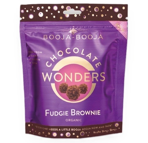 [15679] Booja Booja Vegan Chocolate Wonders - Fudgie Brownie 65g