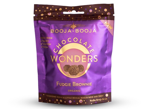 [15679] Booja Booja Vegan Chocolate Wonders - Fudgie Brownie 65g