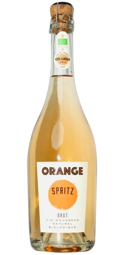 [15722] Vignobles Guiraud Organic Sparkling Orange Wine - Spritz Brut Gewurztraminer Gard NV 12% ABV FRANCE X 6 X 750ml