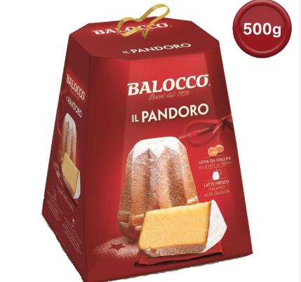 [15622] Balocco Cake XMAS - SMALL Pandoro Classico 500g