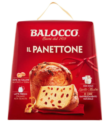 [15623] Balocco Cake XMAS - LARGE Panettone Classico 750g