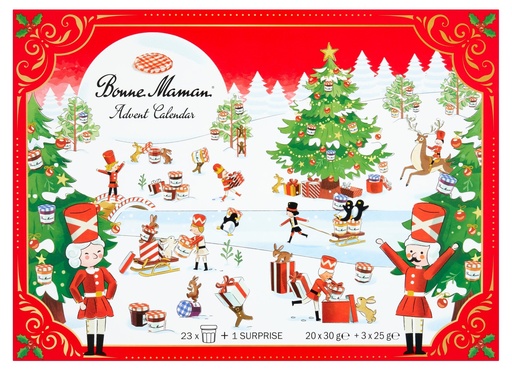 [15714] Bonne Maman Advent Calendar - Spreads Compotes and Honey (24x30g)