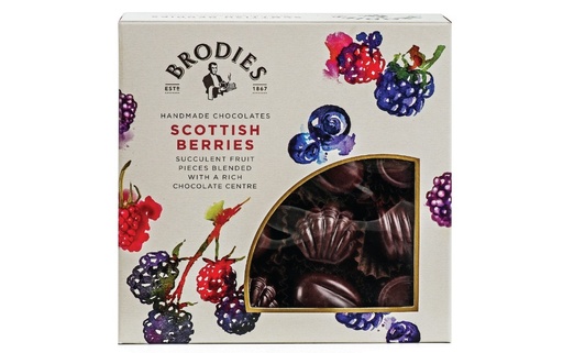 [15729] Brodies Chocolate XMAS - Scottish Berries 180g