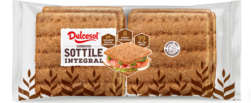 [15710] Dulcesol Bread - Sliced Wholemeal Thins 310g