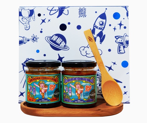 [15741] Yep Kitchen Sichuan Box XMAS - Chilli Crisp and Garlic Chilli Oil 320g