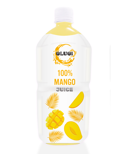 [15765] [SUPPLIER ISSUE] Glug 100% Natural Fruit Juice - LARGE Mango X 6 X 1L